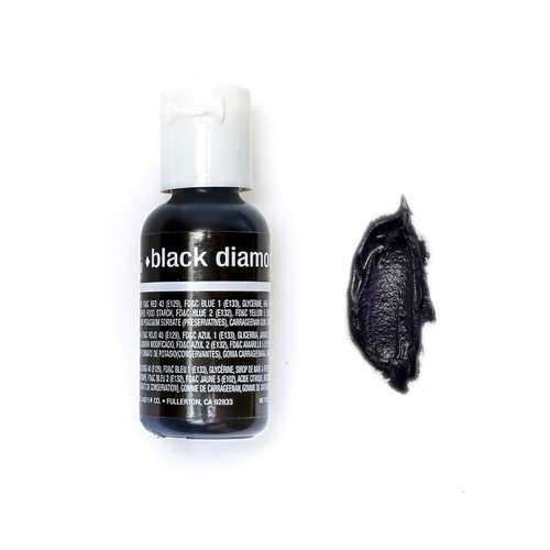 Chefmaster Liqua-gel - Black Diamond - Click Image to Close